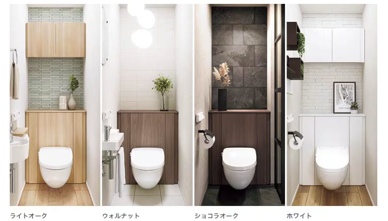 浮いてるトイレ「フロートトイレ」パネルカラーの種類