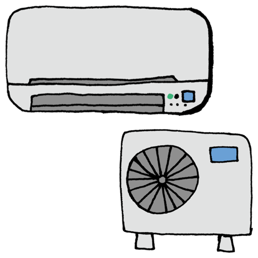 エアコンのイラスト